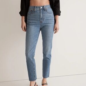 Madewell The Perfect Vintage Jeans in Earlside Wash Raw-Hem Edition